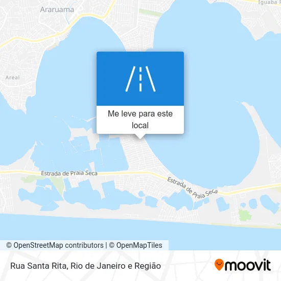Rua Santa Rita mapa