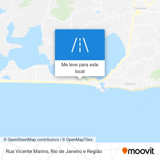 Rua Vicente Marins mapa