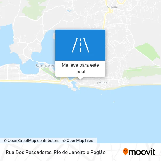 Rua Dos Pescadores mapa