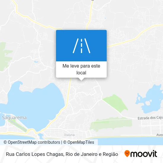 Rua Carlos Lopes Chagas mapa