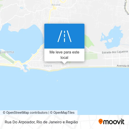 Rua Do Arpoador mapa