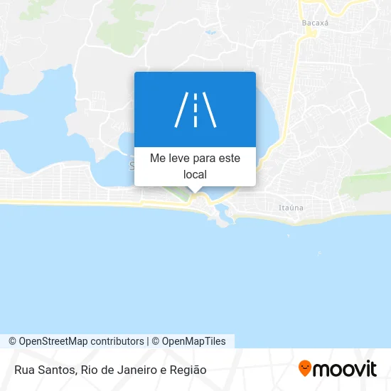 Rua Santos mapa