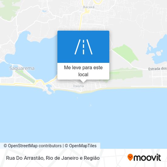 Rua Do Arrastão mapa