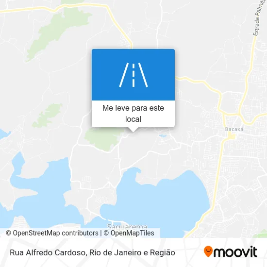 Rua Alfredo Cardoso mapa