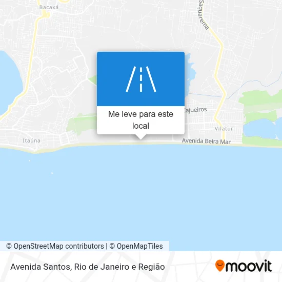 Avenida Santos mapa