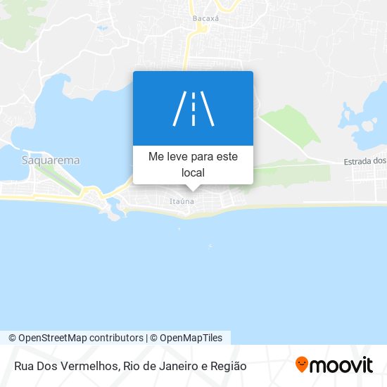 Rua Dos Vermelhos mapa