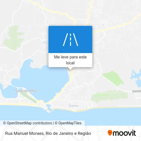 Rua Manuel Moraes mapa