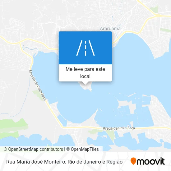 Rua Maria José Monteiro mapa