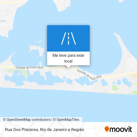Rua Dos Prazeres mapa