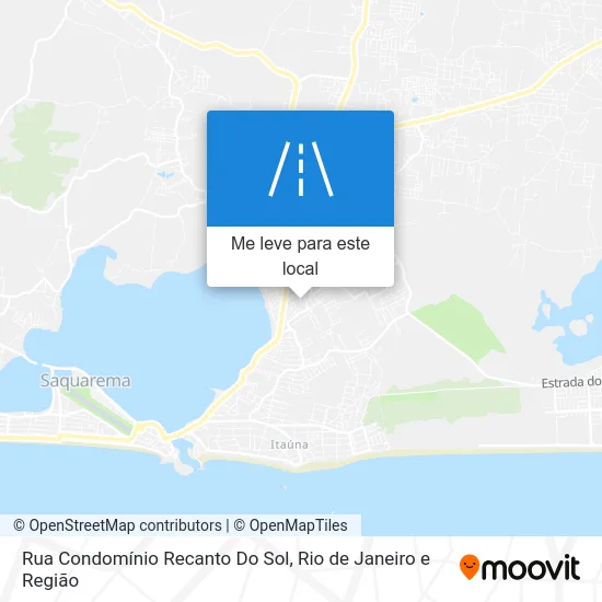 Rua Condomínio Recanto Do Sol mapa