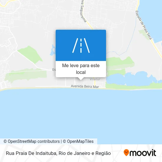 Rua Praia De Indaituba mapa