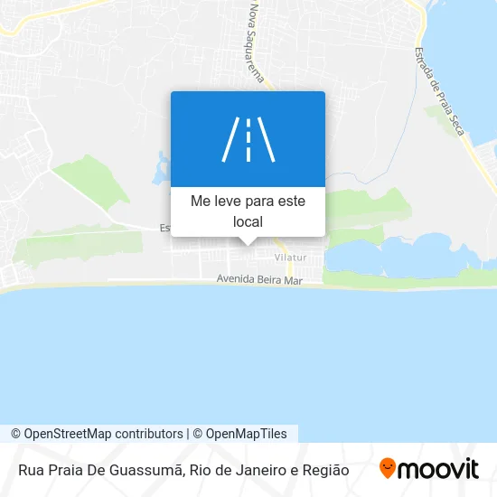 Rua Praia De Guassumã mapa
