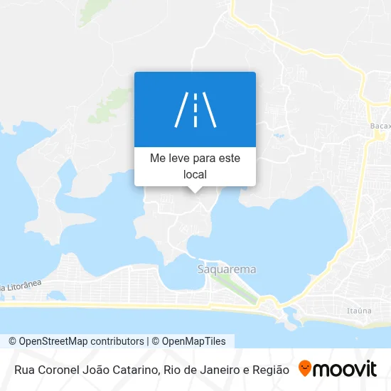 Rua Coronel João Catarino mapa