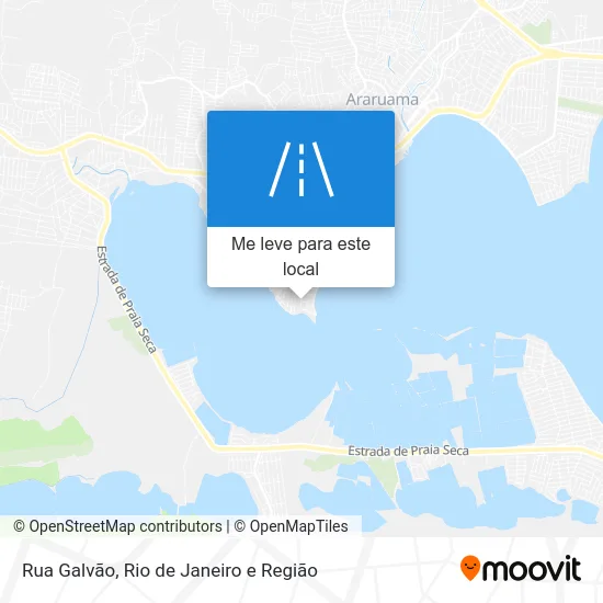 Rua Galvão mapa