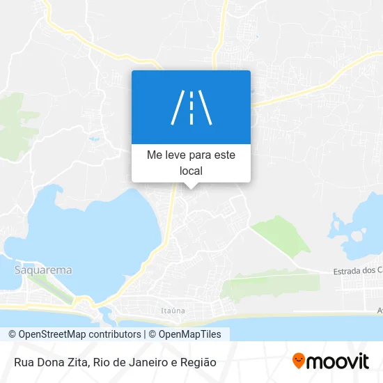 Rua Dona Zita mapa