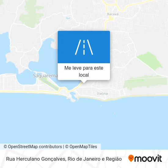 Rua Herculano Gonçalves mapa