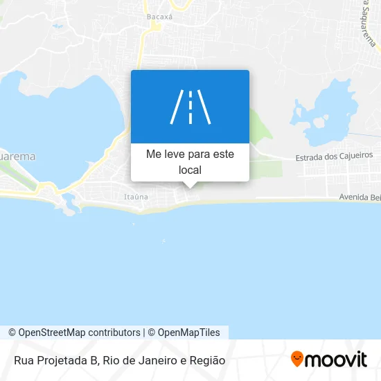 Rua Projetada B mapa