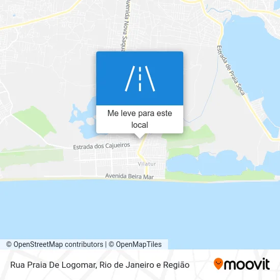 Rua Praia De Logomar mapa