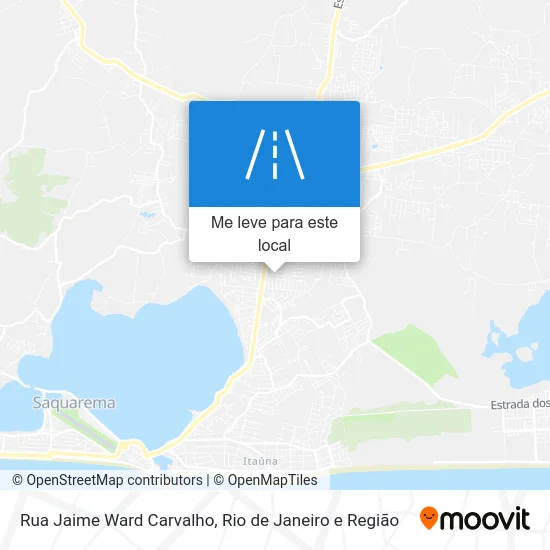 Rua Jaime Ward Carvalho mapa
