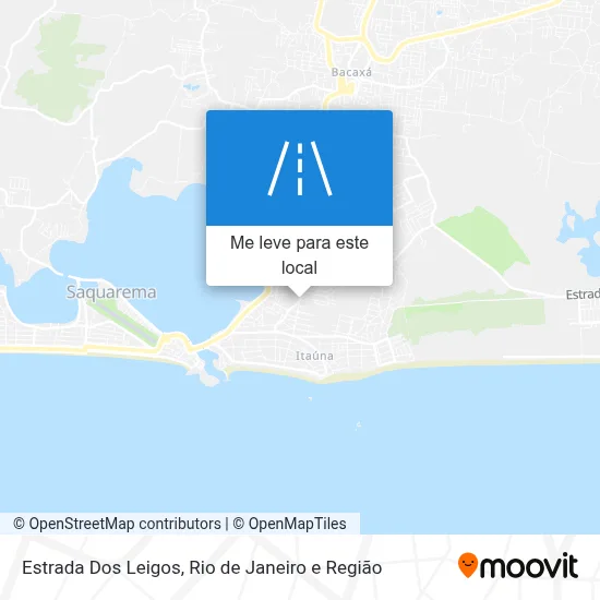 Estrada Dos Leigos mapa