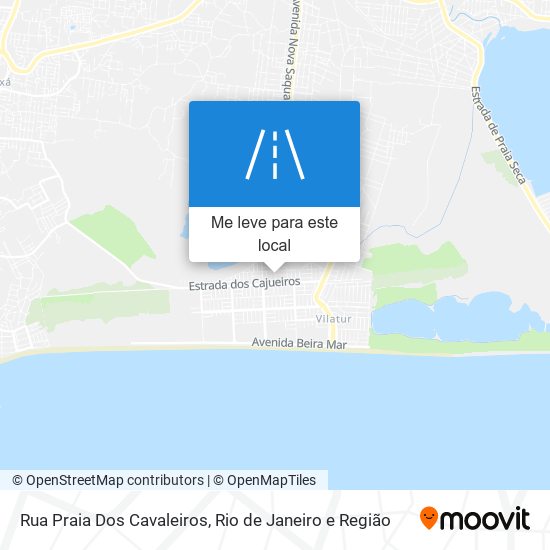 Rua Praia Dos Cavaleiros mapa