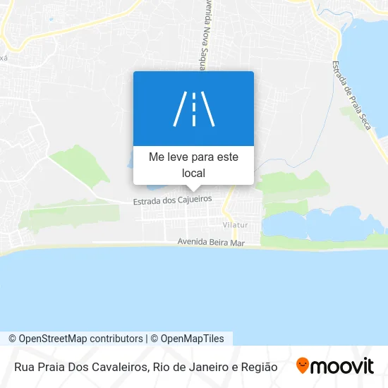 Rua Praia Dos Cavaleiros mapa