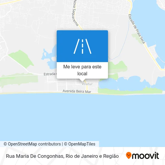 Rua Maria De Congonhas mapa