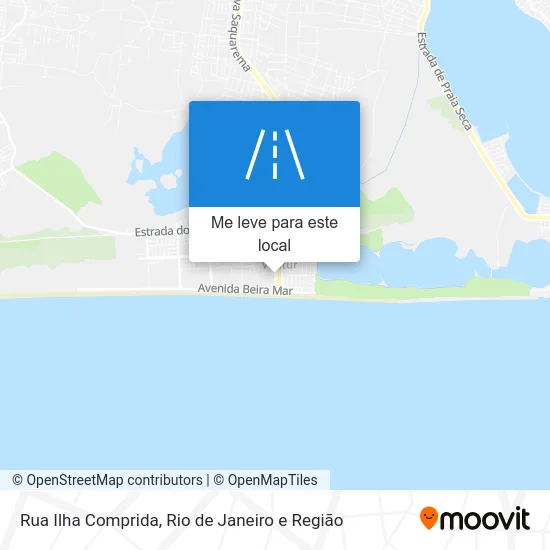 Rua Ilha Comprida mapa