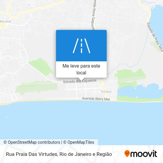 Rua Praia Das Virtudes mapa