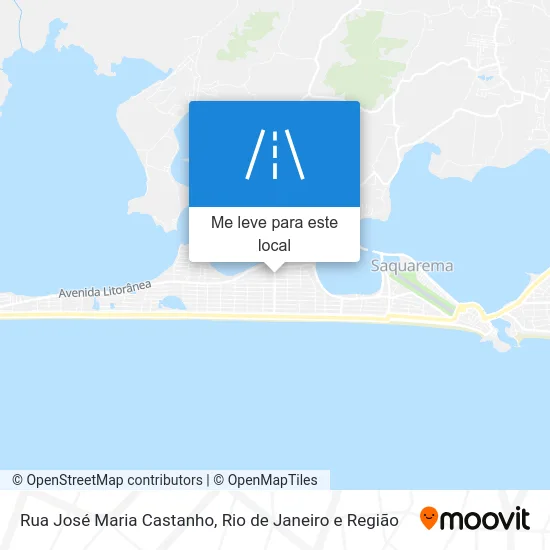 Rua José Maria Castanho mapa