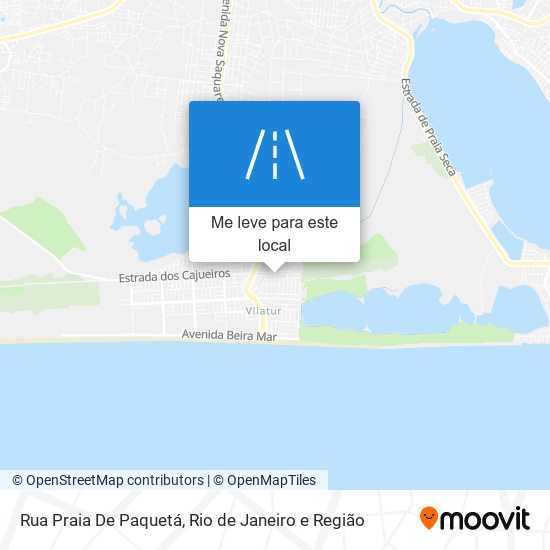 Rua Praia De Paquetá mapa