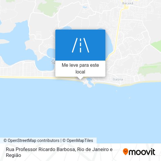 Rua Professor Ricardo Barbosa mapa