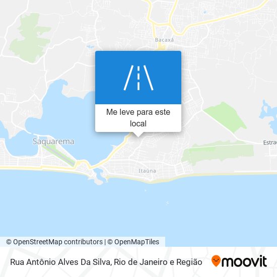 Rua Antônio Alves Da Silva mapa