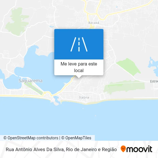 Rua Antônio Alves Da Silva mapa