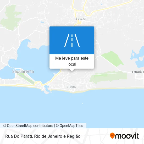 Rua Do Paratí mapa