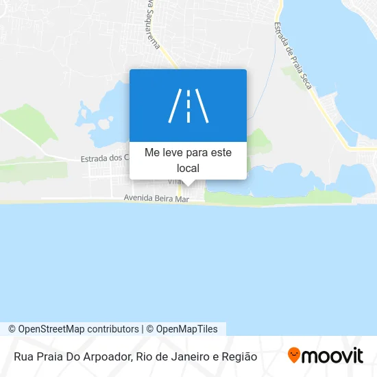 Rua Praia Do Arpoador mapa