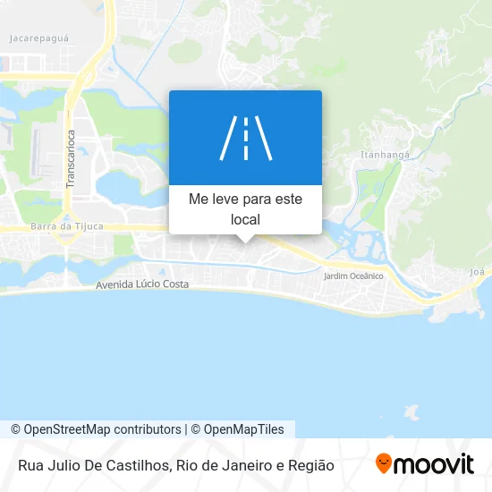 Rua Julio De Castilhos mapa
