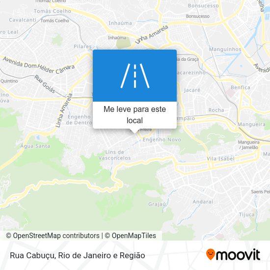Rua Cabuçu mapa