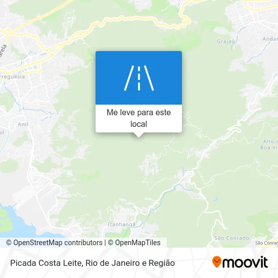 Picada Costa Leite mapa