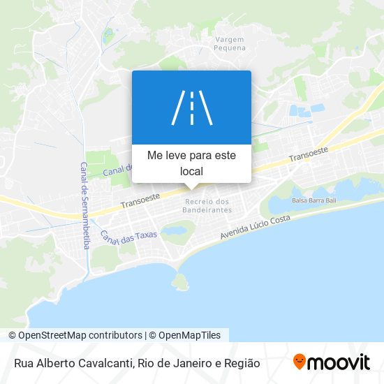 Rua Alberto Cavalcanti mapa