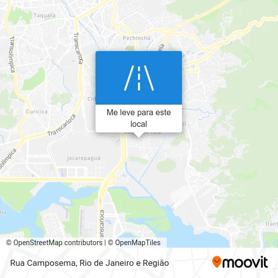Rua Camposema mapa