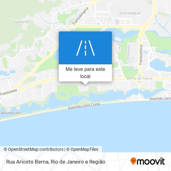 Rua Ariosto Berna mapa