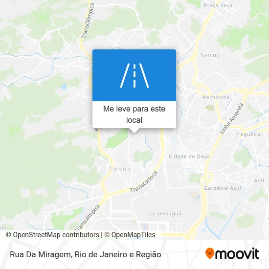 Rua Da Miragem mapa
