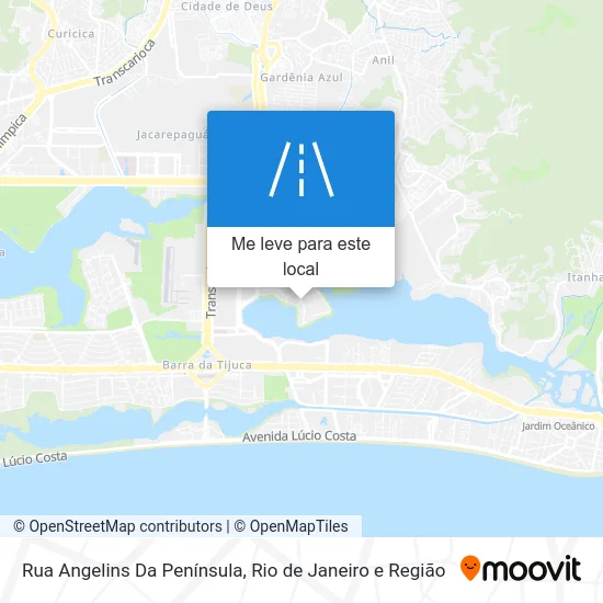 Rua Angelins Da Península mapa