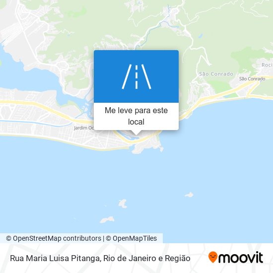 Rua Maria Luisa Pitanga mapa