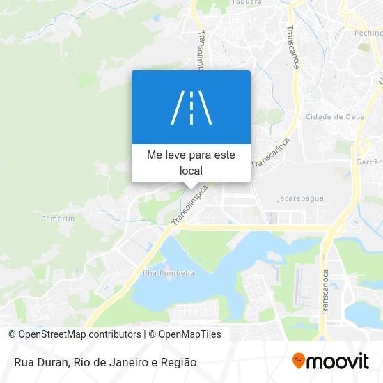 Rua Duran mapa