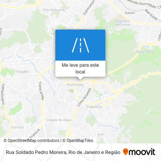 Rua Soldado Pedro Moreira mapa