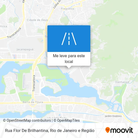 Rua Flor De Brilhantina mapa