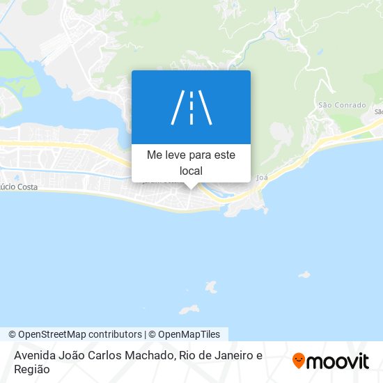 Avenida João Carlos Machado mapa