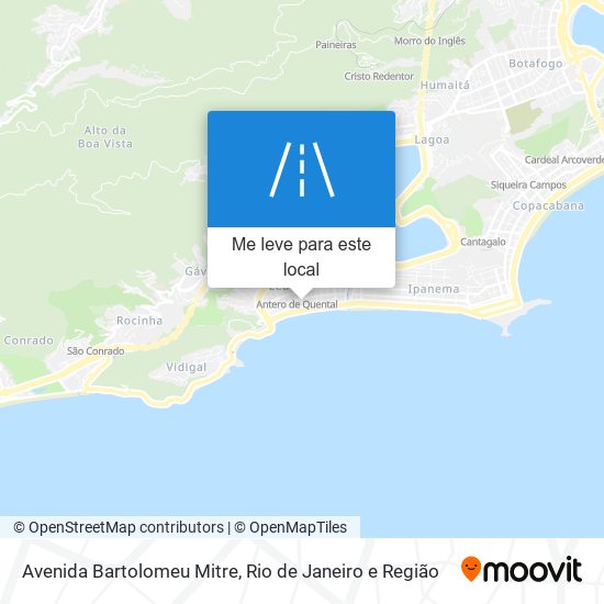 Avenida Bartolomeu Mitre mapa